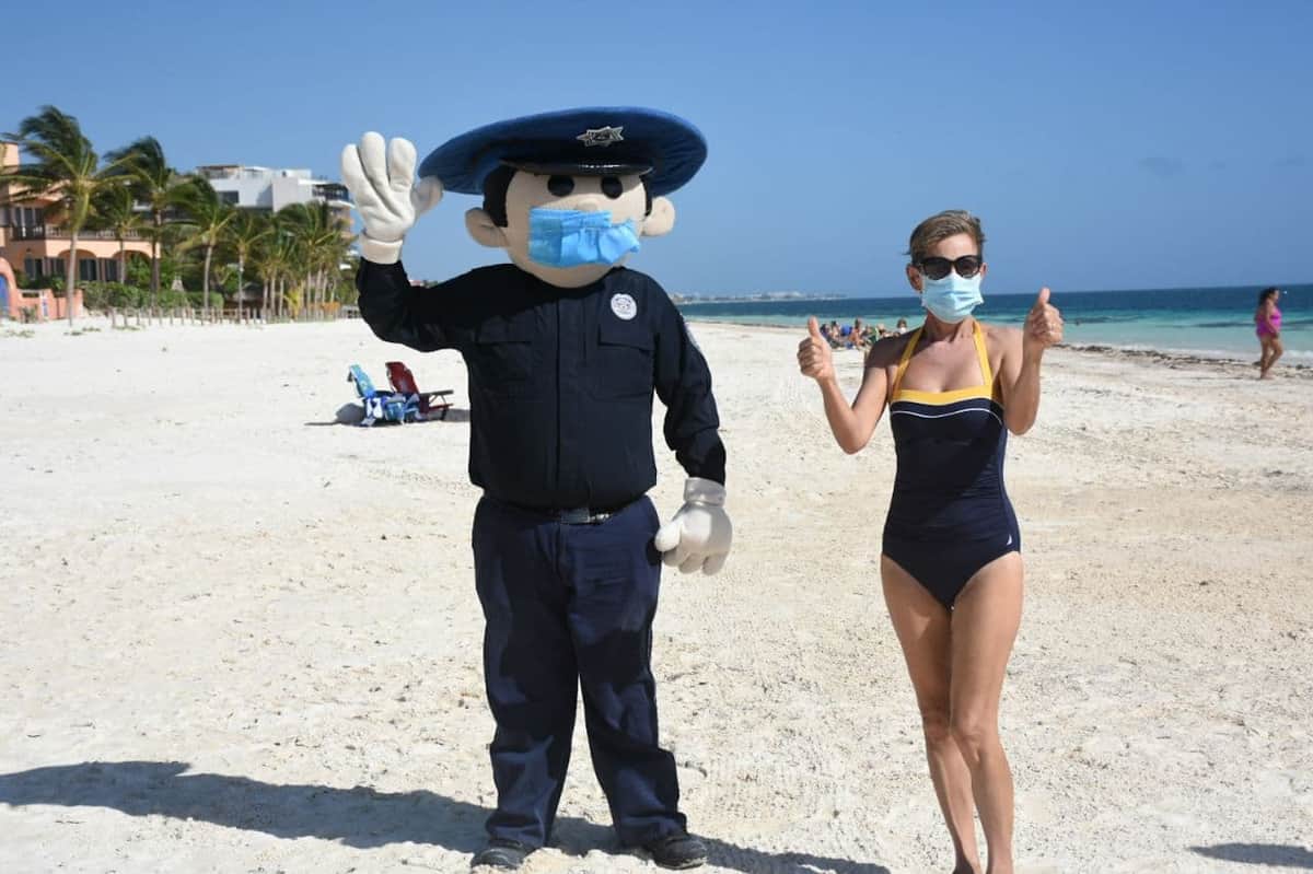 Aumentan en Puerto Morelos frentes contra la pandemia ante llegada del semáforo naranja