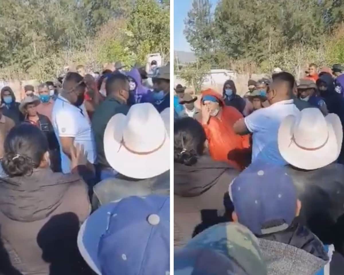 Video: Intentan linchar a presidente municipal de Oaxaca, le pusieron una soga en el cuello