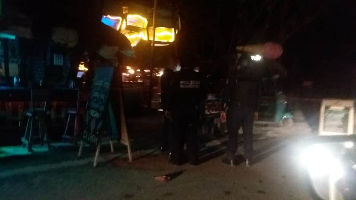 Balacera en la zona turística de Tulum