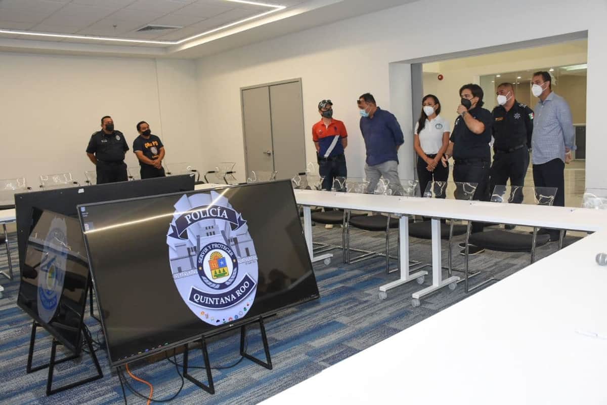 Reitera Puerto Morelos en el C5 el compromiso de seguir trabajando bajo en Mando Único