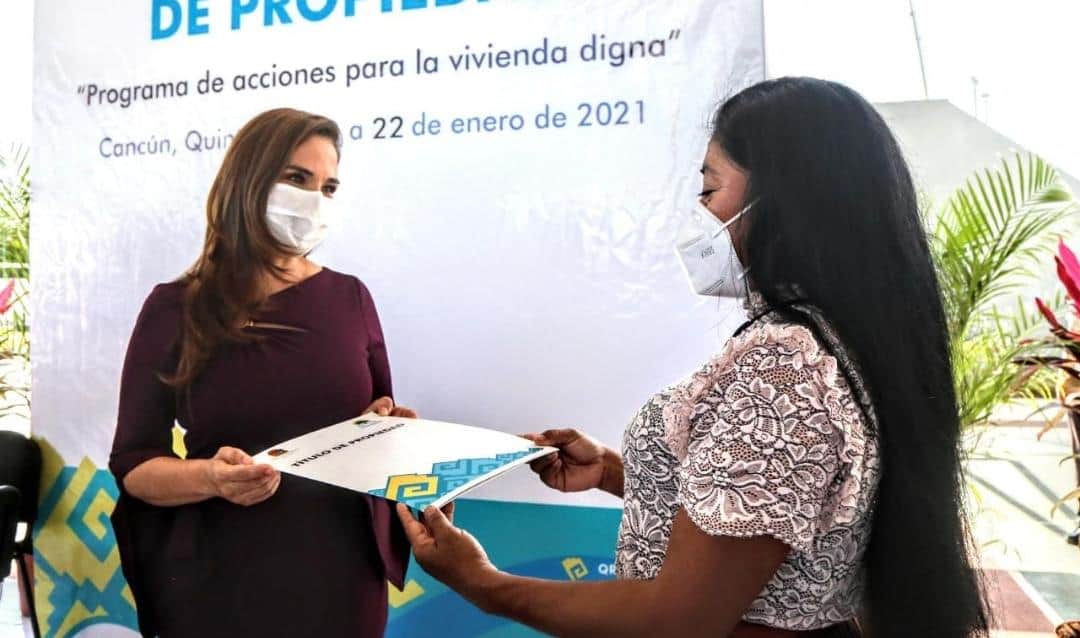 Se da certeza sobre su patrimonio a las familias de Cancún