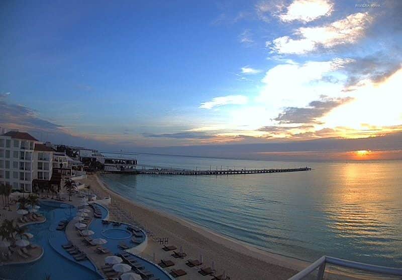 Clima: Frente Frío 27 cruza la Península de Yucatán