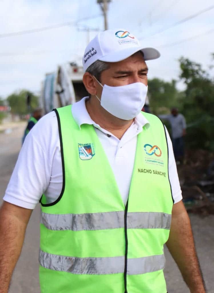 Con buen ritmo avanza el programa de mejora urbana en Puerto Morelos: Nacho López
