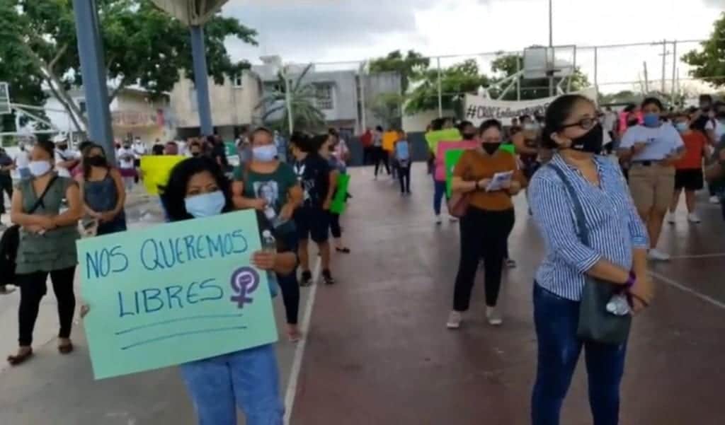 Croquistas se reúnen para pronunciarse contra feminicidios