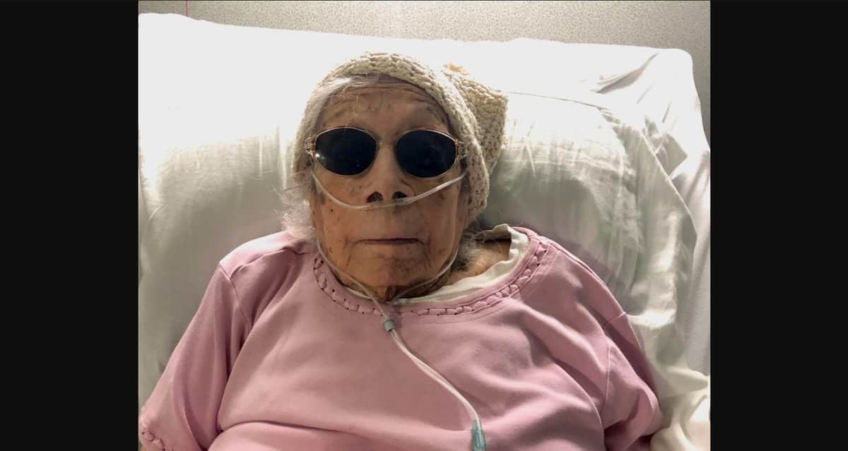 Abuelita de 105 años que venció al COVID-19 revela el peculiar remedio que la salvó