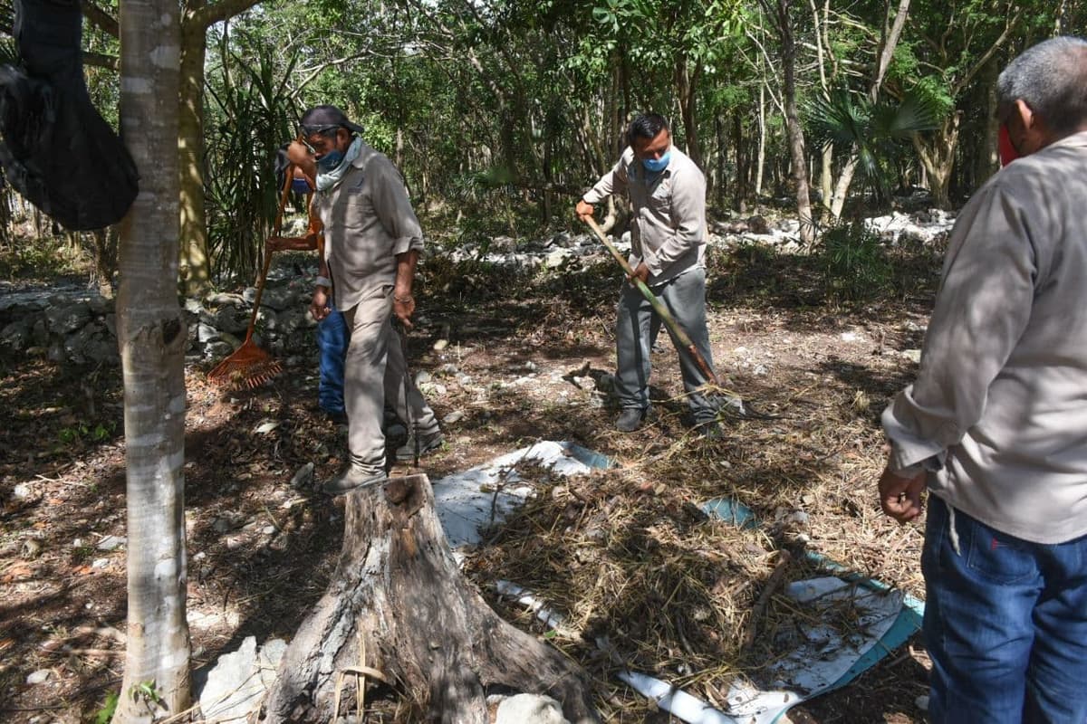 Aplican mejoras a parque Punta Corcho para disfrute de portomorelenses y turistas