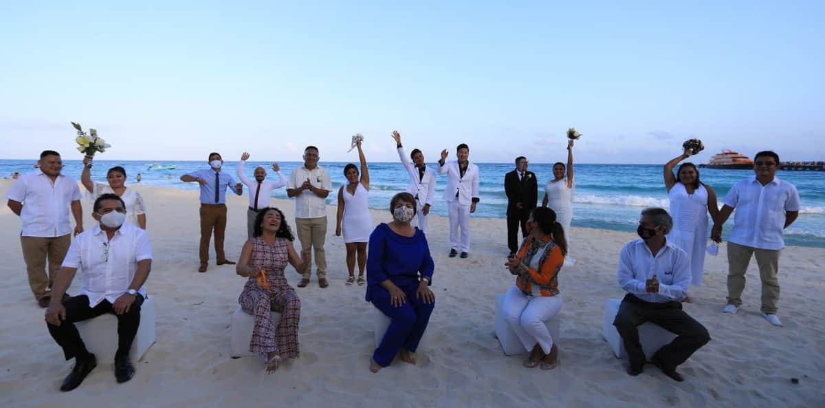 Continúan los matrimonios, bajo las medidas de higiene y seguridad