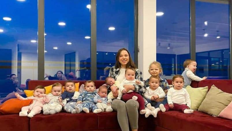 ¡Quiere tener la familia más grande del mundo con 100 hijos! Ya tiene 11 bebés