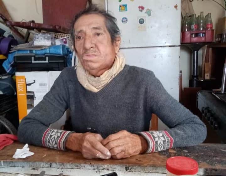 Piden ayuda para don Nacho, un abuelito cancunense con cáncer de lengua