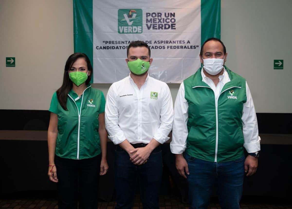 Presenta PVEM a sus candidatos a diputados federales en Quintana Roo