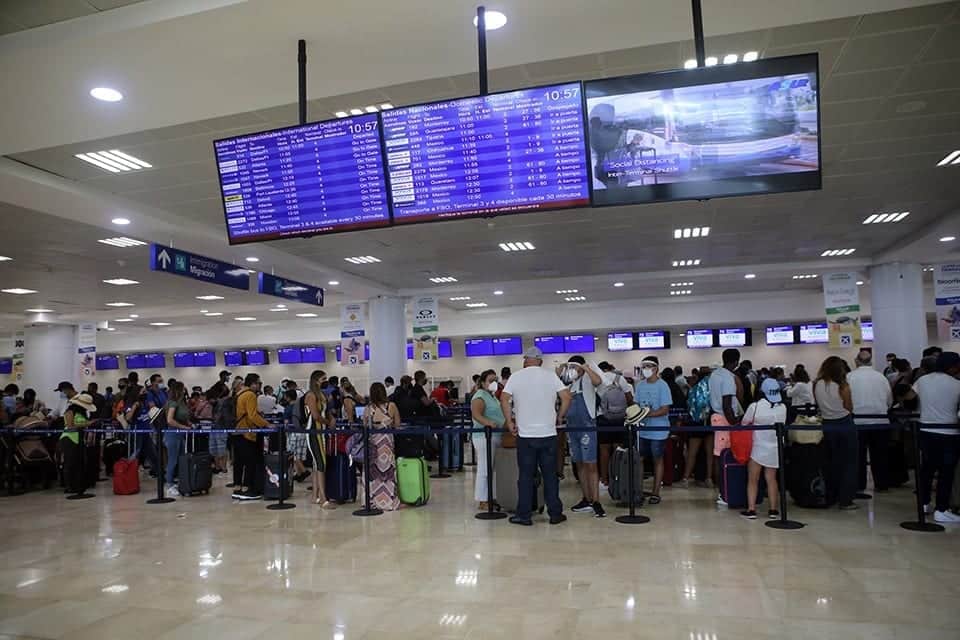 Aeropuerto de Cancún, con más de 400 vuelos por segundo día consecutivo