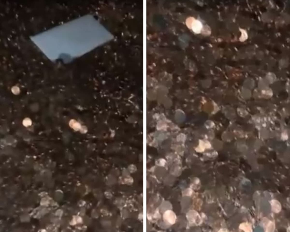 Hombre renuncia a su trabajo por maltrato, exige su sueldo, y le pagan con 230 kilos de monedas