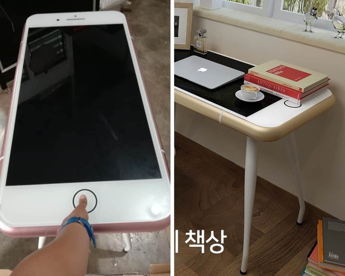 Joven compra un iPhone 7 y le llega un escritorio con la forma del teléfono