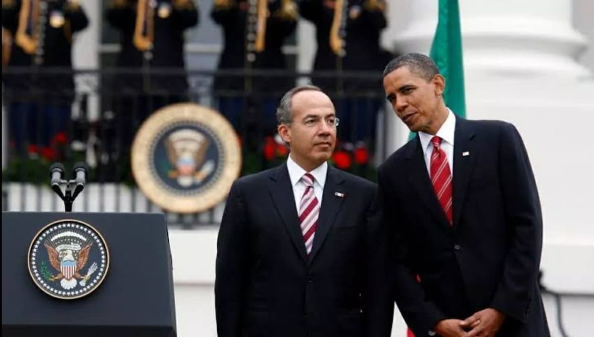 Le dedica Barack Obama su libro a Felipe Calderón