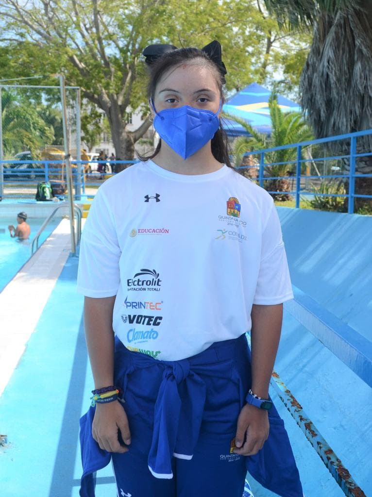 Daniela Michelle De Loera, la sirena quintanarroense que demuestra que en el deporte no hay límites
