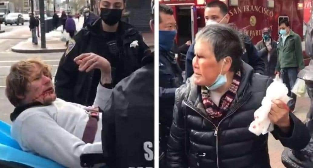 Video: Hombre agrede a anciana asiática; ella lo acaba mandando al hospital