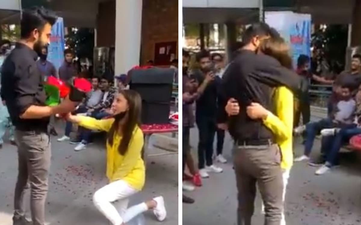 Video: Joven le pide matrimonio a su novio en la universidad y los expulsan a ambos
