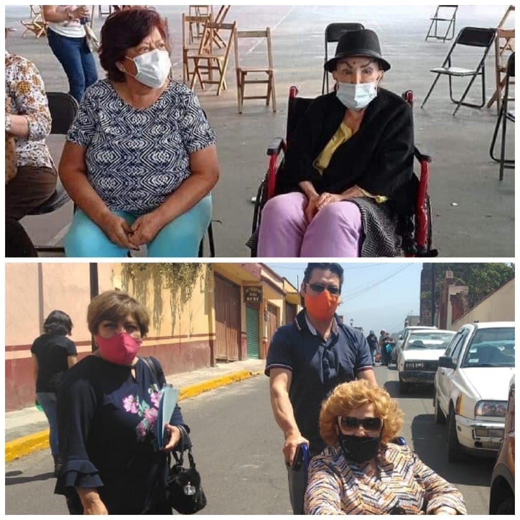 Polos opuestos: Silvia Pinal se mete en la fila de las vacunas anticovid e Irma Serrano se forma