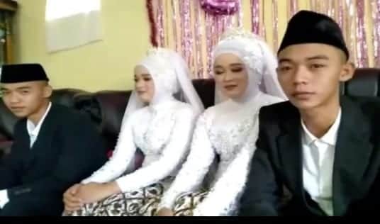 Gemelos se casan con gemelas, viven todos juntos y a veces 'se confunden'