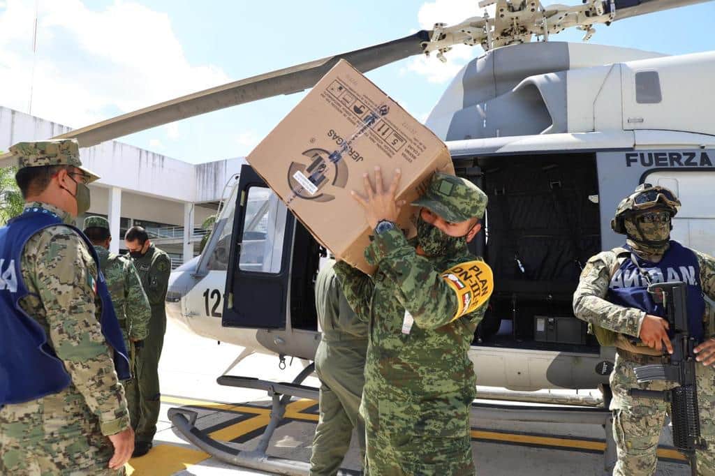Llegan a Quintana Roo más de 13 mil dosis de vacunas contra COVID-19