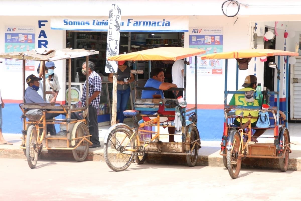El "tricitaxi" opción pionera de transporte público en la Zona Maya de Quintana Roo