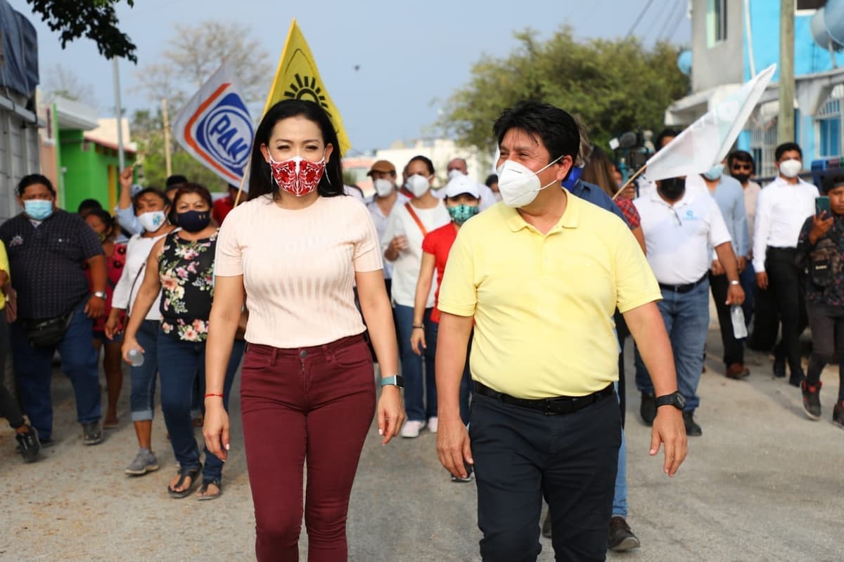 Víctor Mas respalda trabajos y obras en Tulum, en especial pavimentación de calles