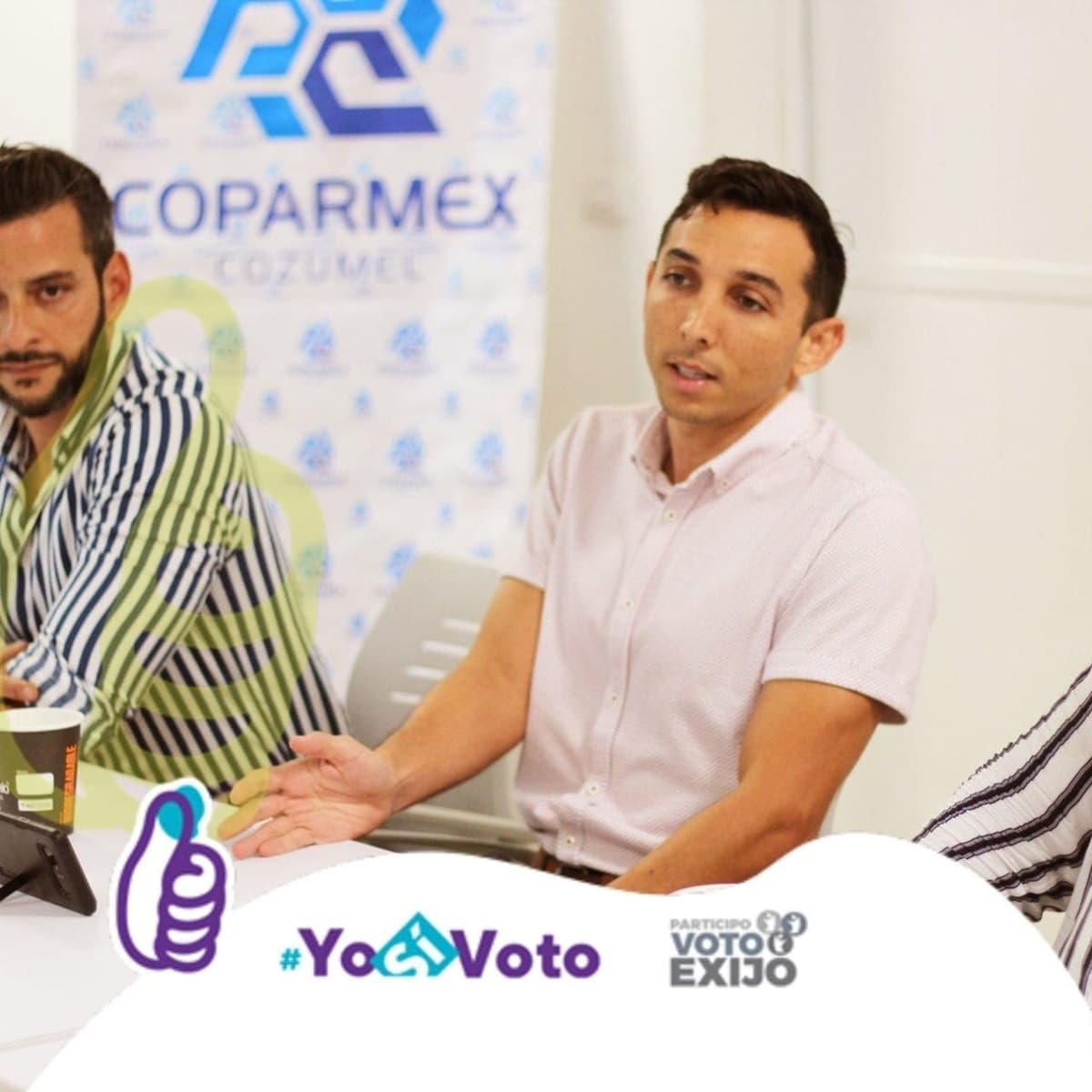 Coparmex Cozumel promueve participación ciudadana y juvenil en comicios del 6 de junio