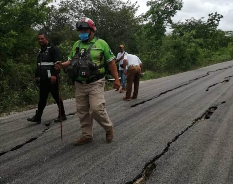 Alertan a conductores sobre riesgos de atravesar puente que une a comunidades sureñas carrilloportenses