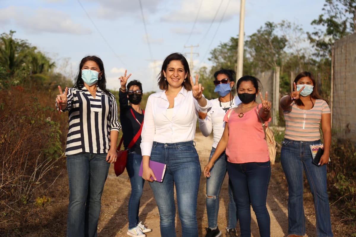 La candidata Estefania Mercado apuesta por la educación como tema principal del país