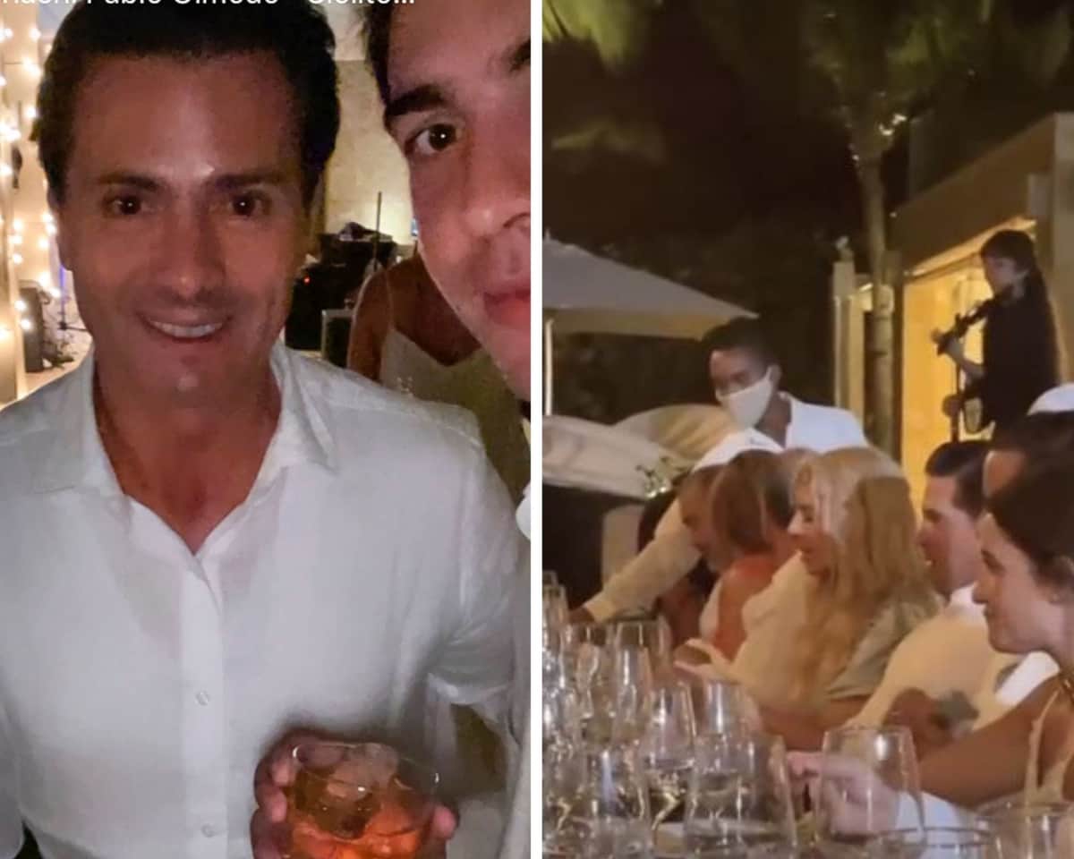 ¡Apareció! Captan a EPN en una boda en República Dominicana