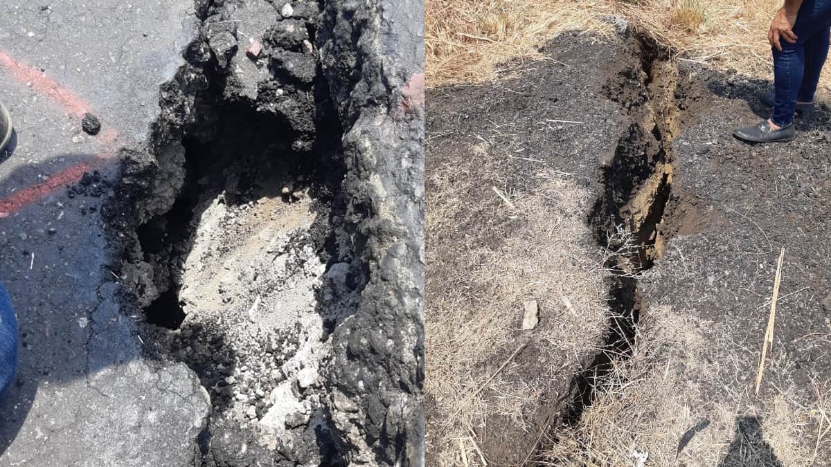 Colapsa de nuevo un tramo de la autopista Siglo XXI en Michoacán