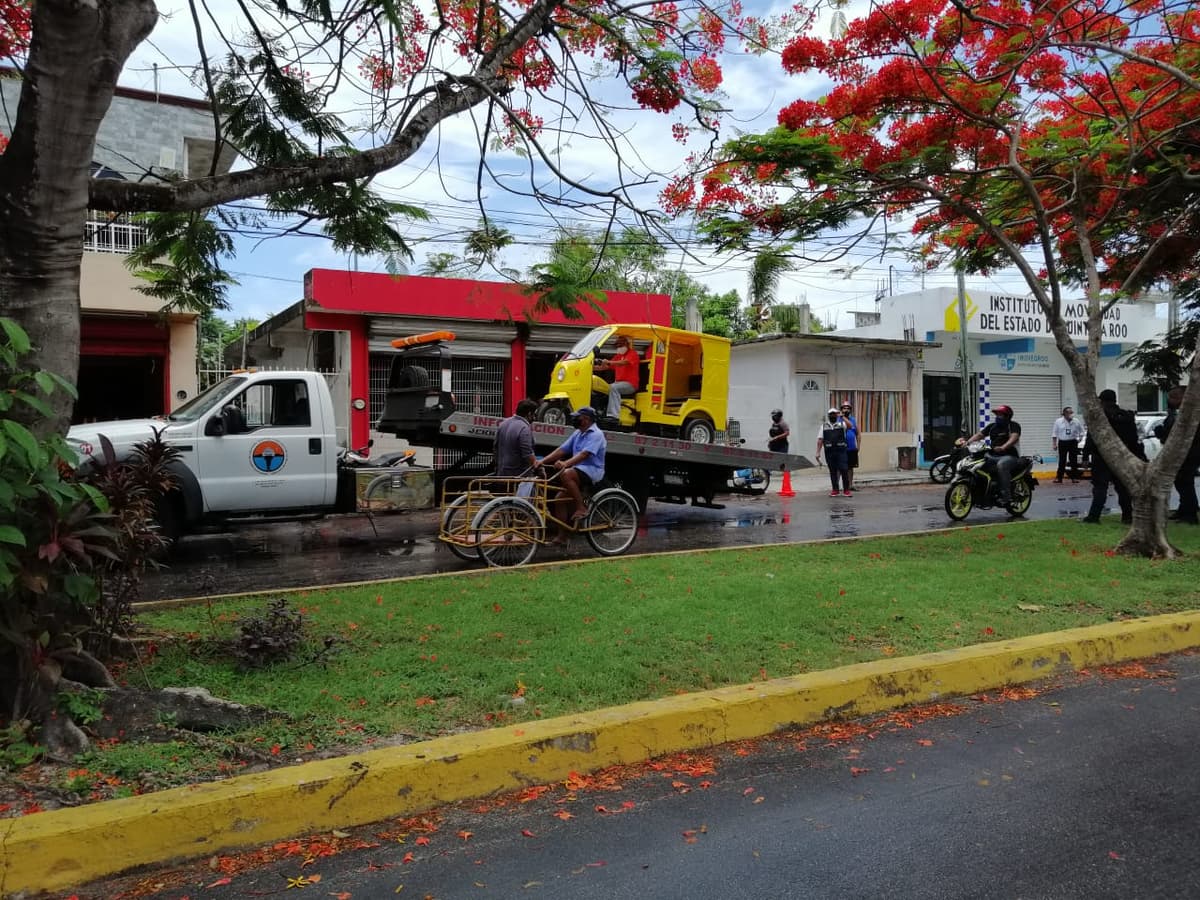 Inician servicio de mototaxi en Cozumel; Imoveqroo ya comienza con las sanciones