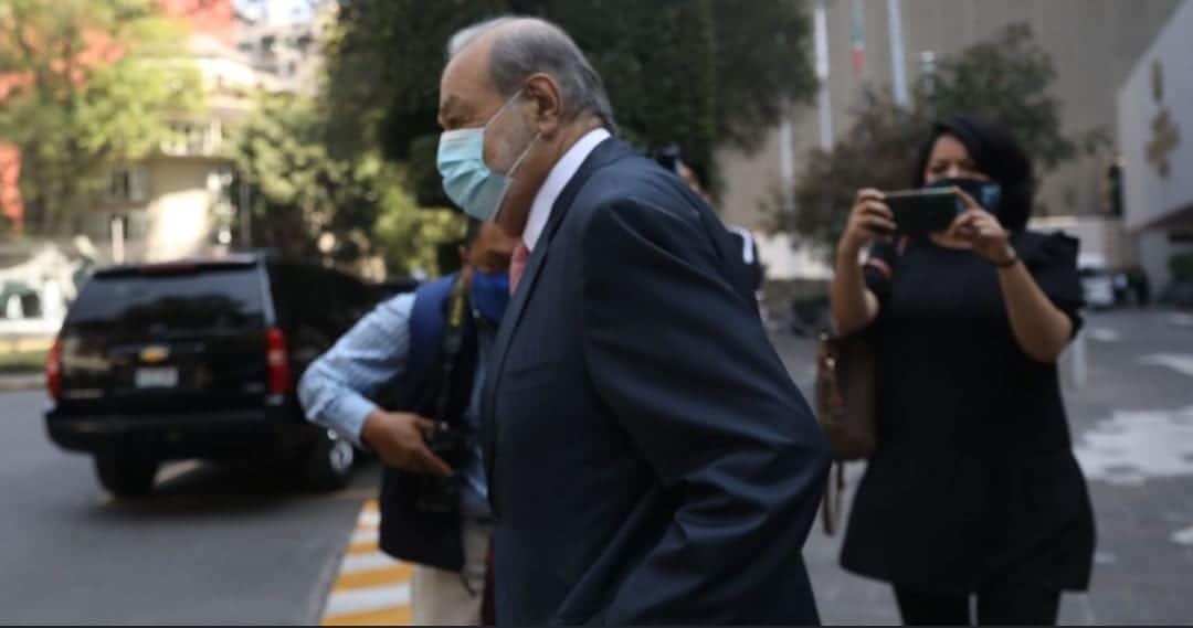 Video: Carlos Slim se reúne con AMLO y Sheinbaum; ¿será por el Metro?