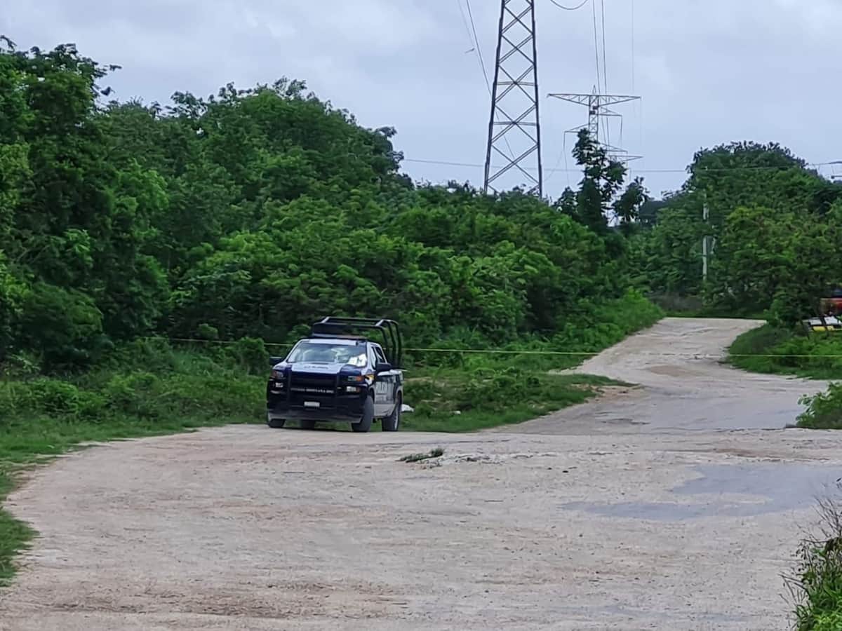 Localizan los restos de un ejecutado a las afueras de Cancún