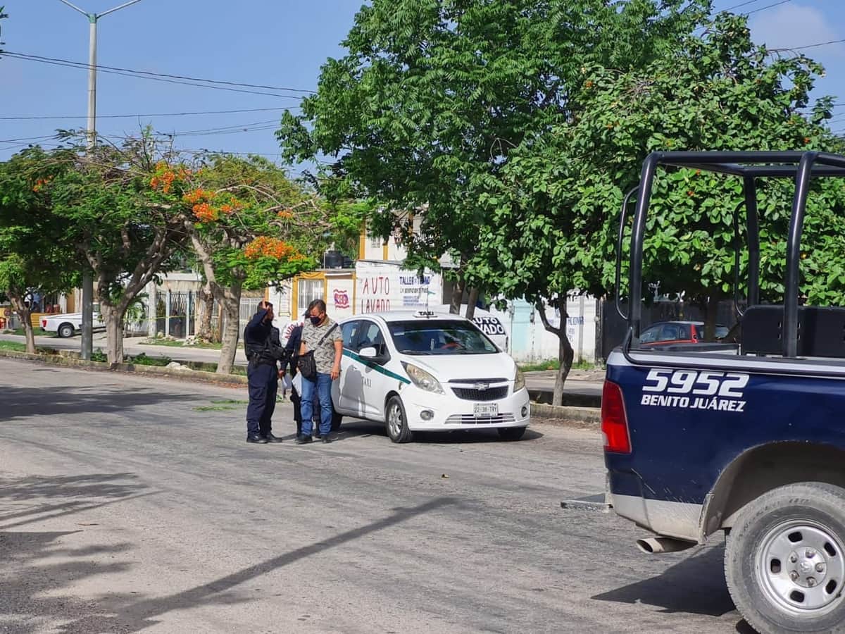 Disparan contra taxista en la Región 220 de Cancún