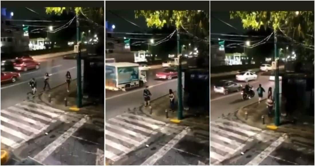 Video: Sexoservidoras golpean a sujeto y le roban su celular; ya las detuvieron