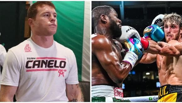 Al Canelo le dio pena ajena la pelea de Floyd Mayweather y Logan Paul