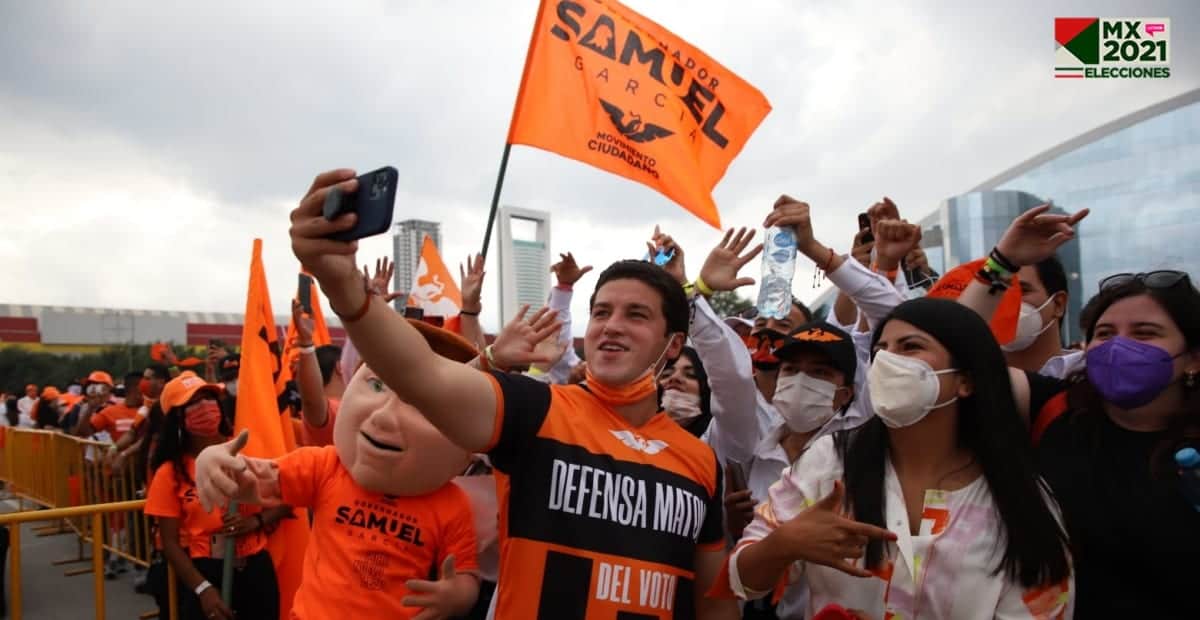 Samuel García supera por 8 puntos a Adrián de la Garza en la contienda por Nuevo León