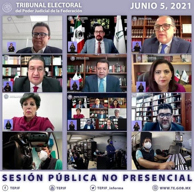 Magistrados del TEPJF guardan minuto de silencio por candidatos caídos