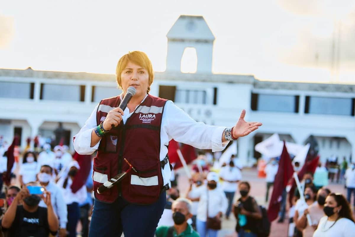 Laura Beristain finaliza campaña en Solidaridad junto cientos de simpatizantes