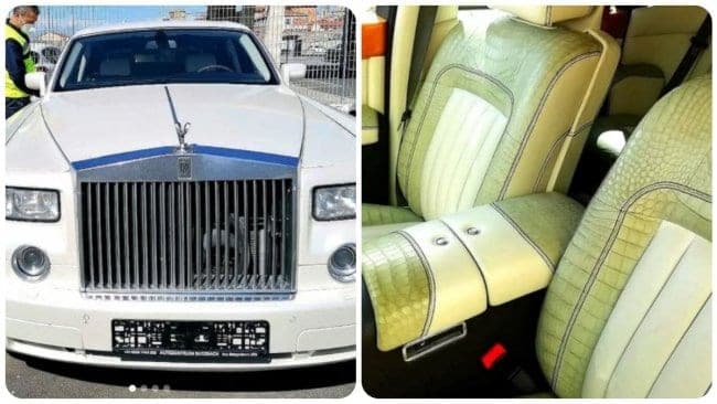 FOTOS: Policía incauta Rolls-Royce con tapicería de piel de cocodrilo