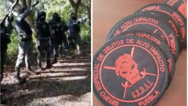 VIDEO: En un rap al estilo narco, presuntos policías de Puebla proclaman: "Somos el terror de los malandros"