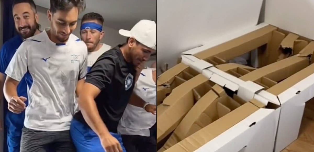 ¿Cuántos atletas olímpicos se necesitan para romper una 'cama antisexo'? Israelíes lo descifran