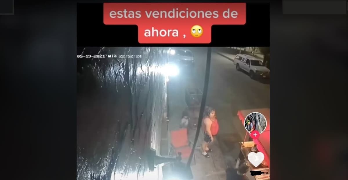VIDEO: La 'bendición' le hace broma pesada a mujer en plena vía pública y se vuelve viral