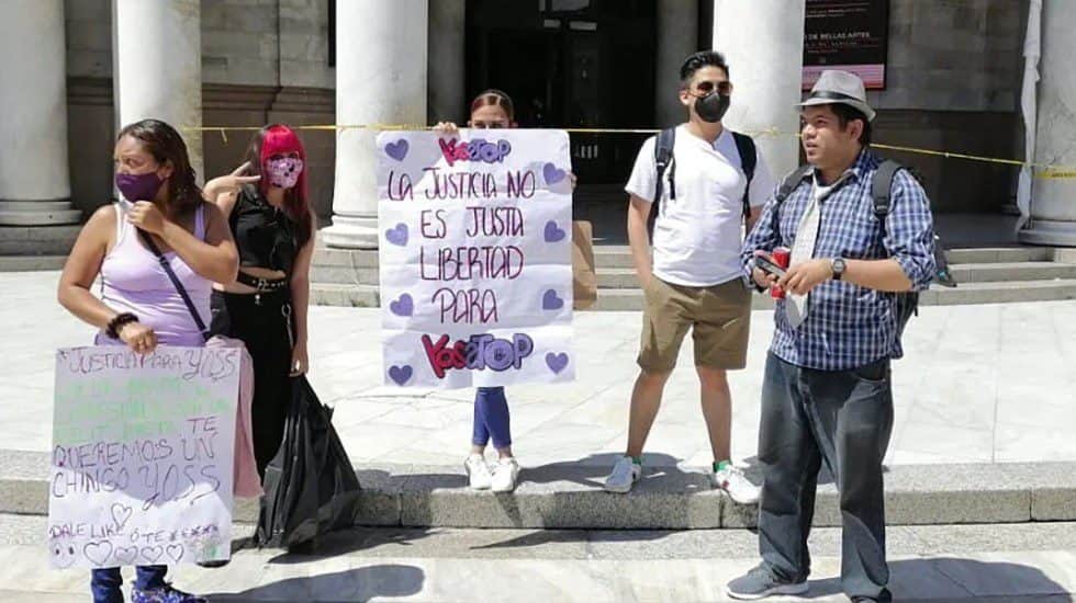 Fracasa marcha de apoyo a YosStop; llegaron cinco personas