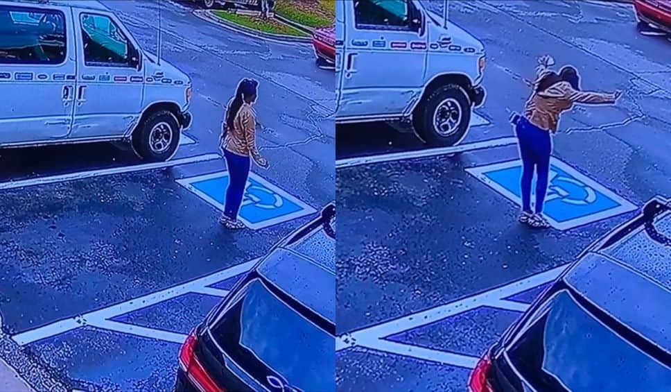 VIDEO: Mujer es captada bailando de felicidad tras conseguir trabajo; se viraliza