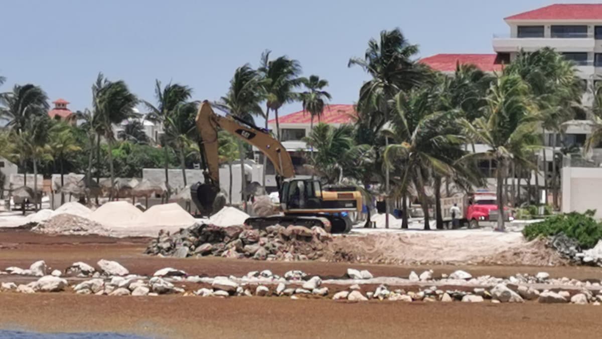 Denuncian nueva obra ilegal en Puerto Aventuras sin intervención de la Profepa