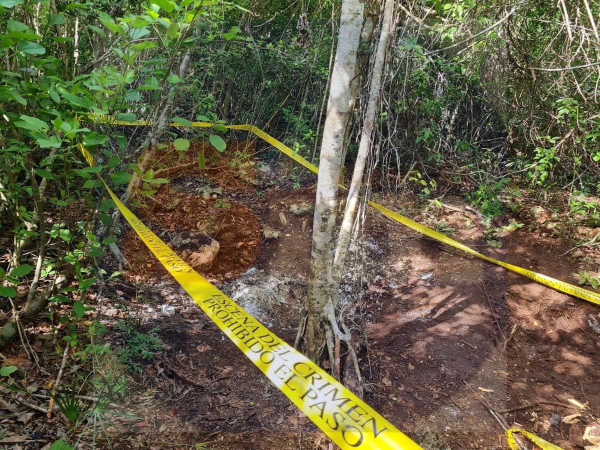 ¡ESPELUZNANTE! Hallan cenote con cadáveres cerca de fosas clandestinas en Quintana Roo