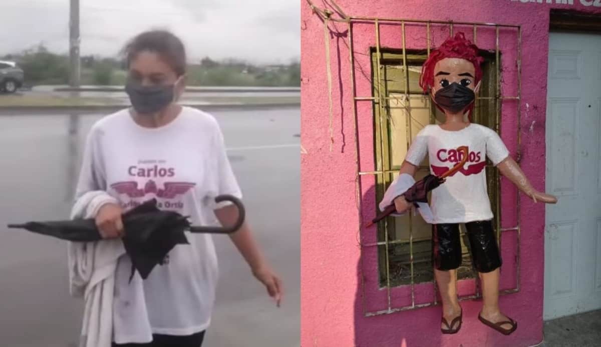 La atropellan durante transmisión en vivoy le hacen piñata; los demandará por 500 mil