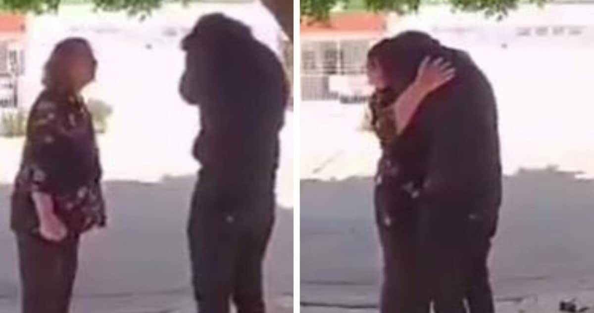 VIDEO: Ladrón intenta asaltar a su maestra, ella lo reconoce y le reclama